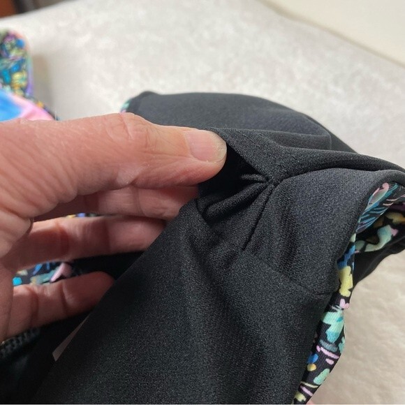 Raisins Bikini Set Two Piece Margarita Top Lowrider Tie Dye Bottom New Large - Picture 11 of 11